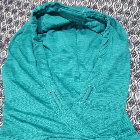 Mondetta Turquoise Ribbed Top - Picture 3 of 7